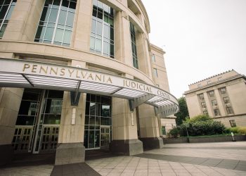 The entrance to the Pennsylvania Judicial Center

Kent M. Wilhelm / Spotlight PA