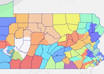 The final state Senate map, approved in February 2022

Screenshot via Dave's Redistricting