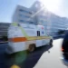 An ambulance drives near a hospital

AP Photo/Mel Evans