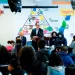 Pennsylvania Attorney General Josh Shapiro, accompanied by William Hite, Superintendent, School District of Philadelphia speaks to students at Kensington Health Sciences Academy in Philadelphia, Tuesday, April 5, 2022. 

AP Photo/Matt Rourke