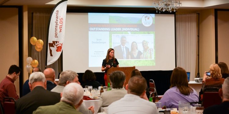 The 2019 PA Wilds Dinner and Awards was held at the DuBois Country Club. After having to postpone the event due to the pandemic, PA Wilds is excited to hold the event again, this time in the eastern part of the region at Bald Birds Brewing Company in Jersey Shore, Lycoming County.