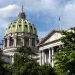 (USE AS DESIRED) The Pennsylvania State Capitol in Harrisburg May 25, 2022  ( senate representatives governor legislature vote election commonwealth law )

TOM GRALISH / Philadelphia Inquirer