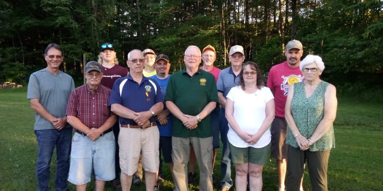 Pictured are the newly-elected Grampian Lions Club officers for 2022-23. In the front, from left, are: Bill Royer, Jim Bennett, John Bunnell, Stephanie Johnson and Linda Henry. In the back, from left, are: Gary Verrelli, Tim Johnson, Matthew Johnson Jr., Steve Dimmick, Kirk Thorp, Martin Tate and Scott Bennett.