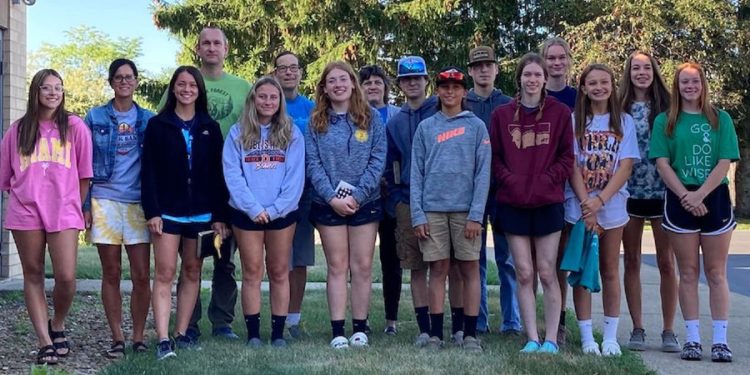 The participants in Christ Lutheran Church’s mission trip (in the front from left) are: Miley Wanson, Madison Barefield, Madee Finalle, Ella Wilson, Aiden Keller, Emalee Horner, Hillary Beer and Amber Eberly. In the back row from left are: Brandy Wanson, Ted Horner, Pastor Amy Godshall-Miller, Debbie Finalle, Devon London, Derek London, Gabby Horner and Lauren Hoover.