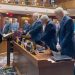 Indiana House lawmakers bow their heads Thursday Indianapolis, while Republican Rep. Timothy Wesco, left, honors GOP U.S. Rep. Jackie Walorski, who died Aug. 3, in a car crash in her northern Indiana district. Wesco now represents the district Walorski served during her six years in the state's Legislature. 

Arleigh Rodgers / AP