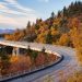 The Linn Cove Viaduct, built in 1987, was the last missing link on the Blue Ridge Parkway in North Carolina. 

Facebook/ Appalachian Regional Commission