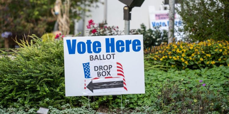 This is a mail-in drop off ballot box location at Berks County Agricultural, as seen Oct. 19, 2020. Legislators in Pennsylvania are likely to be asked to put authority on the use of drop boxes into the hands of respective counties.

Shutterstock