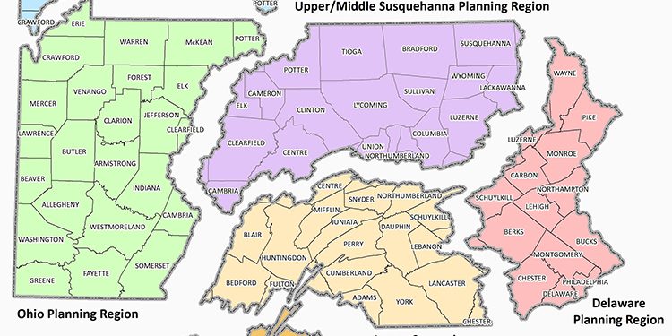 Regional Committees Map