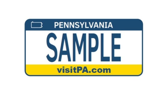 Police can pull over a driver if any part of their license plate is obscured by a frame, including the edges or the visitpa.com URL, a state court ruled this week.

Courtesy of PennDOT