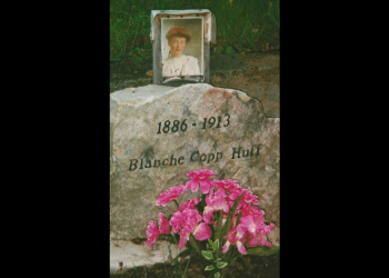 The grave of Blanche Huff is located at Benezette Cemetery, in Benezette, Elk County. (Provided photo)