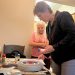 Licensed Pharmacist Brenda Weber fills an alarmed med box that helps client Lois Davis manage her prescriptions. This service is offered through the Susquehanna Wellness Clinic, an affiliate of the Clearfield County Area Agency on Aging (CCAAA).