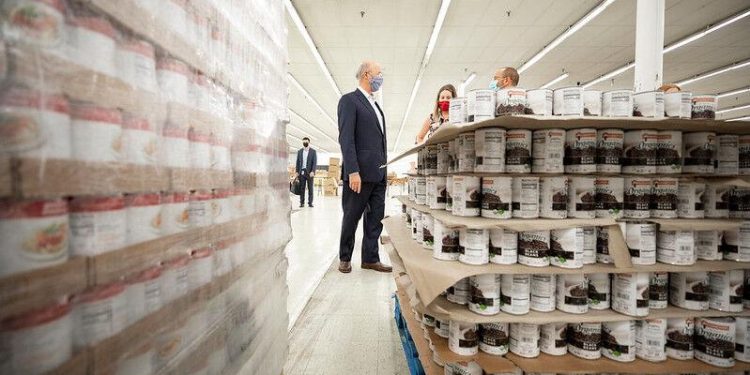 Gov. Tom Wolf gets a tour of the York County Food Bank’s East York Emergency Food Hub, led by York County Food Bank's Jennifer Brillhart, president and CEO, center, and Zach Wolgemuth, director of programs, right, on Tuesday, June 23, 2020.

By Gov. Tom Wolf | The Center Square