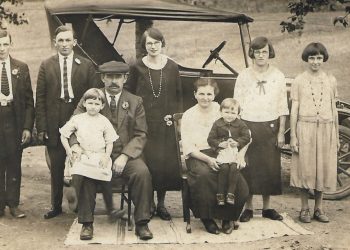 John & Paulina (Schwacht) Modzel and family.  Early Forest, PA settlers.  circa 1920