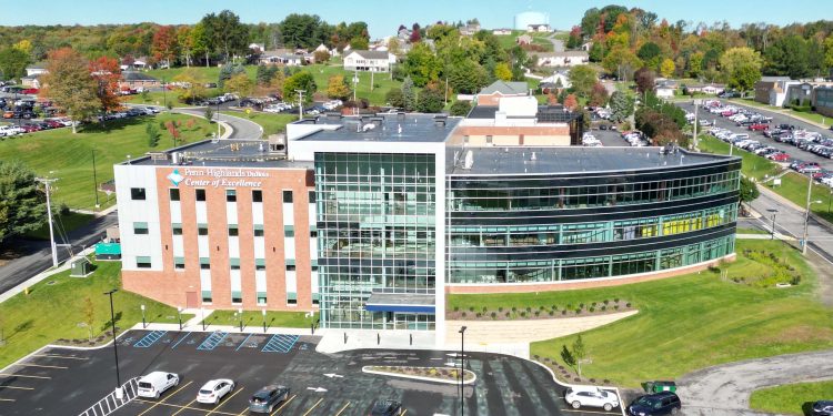 The four-story Penn Highlands Center of Excellence, which is located at 123 Hospital Ave., in DuBois, provides convenient and easy access for patients, as well as innovative therapies delivered with advanced technology.
