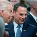 Pennsylvania Attorney General Josh Shapiro, center, and President Joe Biden talk July 28, 2021, with people at the Lehigh Valley operations facility for Mack Trucks in Macungie, Pa.

Susan Walsh / AP photo