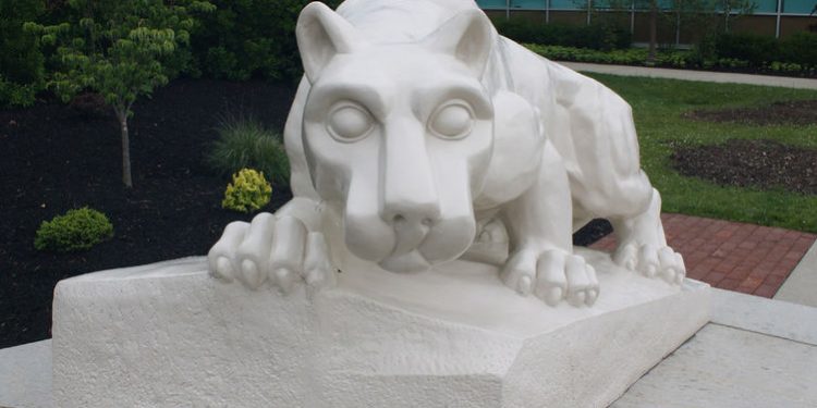 Nittany Lion shrine on the campus of Penn State DuBois

Credit: Penn State