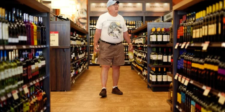 In this July 22, 2010, photo, a shopper perused the selection at at a state wine and liquor store in New Hope, Pennsylvania.

Matt Rourke / AP photo
Facebook
Twitter
Email
PrintCopy article link