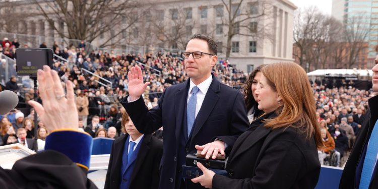 Josh Shapiro takes the oath of office to become Pennsylvania's 48th governor.

Commonwealth Media Services