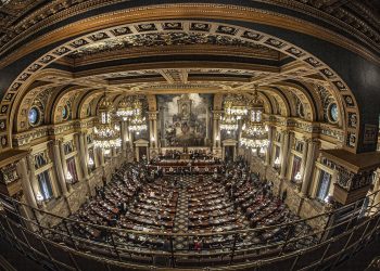 Pennsylvania lawmakers were sworn in at the Capitol building in Harrisburg. Those in the state House still need to pass rules.

JOSE F. MORENO / Philadelphia Inquirer
