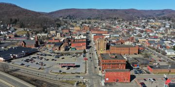 An aerial photo of downtown Bradford in McKean County, located in northern Pennsylvania.

Photo By Tom Huntoon