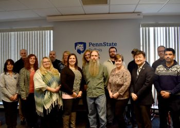 Members of the faculty and staff at Penn State DuBois were recognized for their length of service to the campus at a special luncheon.

Credit: Penn State