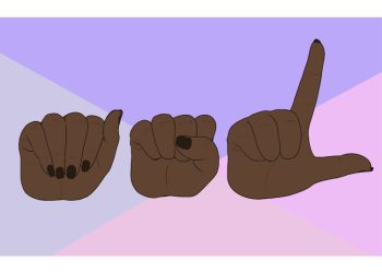 American sign language initials (ASL) being fingerspelled by several hands

Credit: Adobe Stock