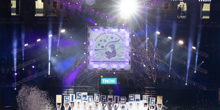 Organizers for Penn State's annual THON said they raised more than $15 million for the Four Diamonds pediatric cancer fund at Hershey Medical Center.

Penn State THON/Twitter