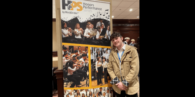 Evan Forcey at Carnegie Hall (Provided Photo)