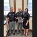 Pictured, from left to right, are Sheriff Mike Churner and Officer of the Year Deputy Greg Neeper with his wife, Christene. (Provided photo)