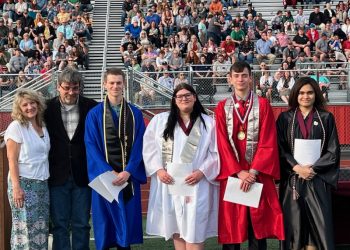 The 2023 Scott Beers Memorial Scholarships were presented at the CCCTC graduation ceremony.   Pictured, from left, are: Valarie and Gordon Beers, parents of Scott Beers, and 2023 recipients Noah Heitsenrether, Camie Freeman, Remington Crawford and Sapphire Bias.   The scholarship fund was established to honor the life of Scott Beers, who was a graduate of CCCTC and is awarded annually.   Anyone interested in donating to the Scott Beers Memorial Scholarship Fund or any of the scholarship funds listed in the article can visit the CCCF Web site at www.clearfieldcharitablefoundation.org.