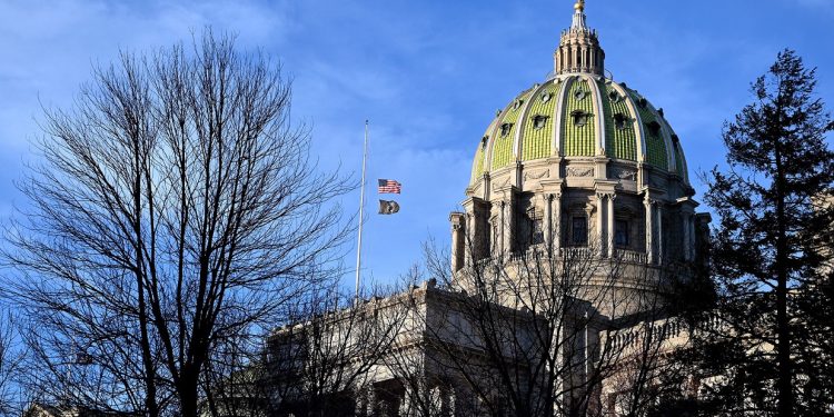 The Pennsylvania Capitol in Harrisburg.

Tom Gralish / Philadelphia Inquirer