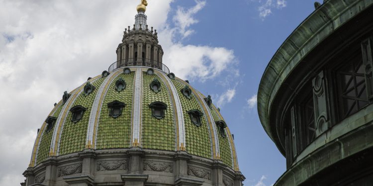 The dome of the Pennsylvania Capitol in Harrisburg.

Commonwealth Media Services