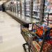 A customer pushes a cart full of groceries through the frozen food aisle in a Wilmington, Del. grocery store.

Khairil Azhar Junos / Shutterstock.com