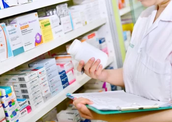 Prescription drugs at a pharmacy. 

i viewfinder | Shutterstock