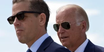 Democratic presidential candidate and former U.S. Vice President Joe Biden, right, with his son Hunter Biden in a 2016 file photo.

Visar Kryeziu / AP file photo