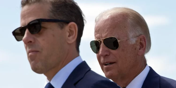 Democratic presidential candidate and former U.S. Vice President Joe Biden, right, with his son Hunter Biden in a 2016 file photo.

Visar Kryeziu / AP file photo