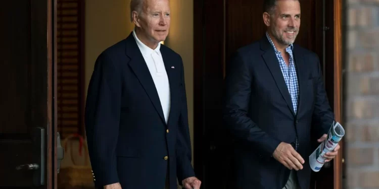 President Joe Biden and his son Hunter Biden leave Holy Spirit Catholic Church in Johns Island, S.C., after attending a Mass, Saturday, Aug. 13, 2022. They were in South Carolina on vacation.

Manuel Balce Ceneta | AP Photo