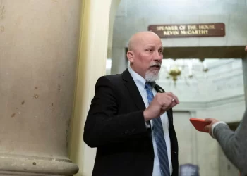 U.S. Rep. Chip Roy, R-Texas, talks to reporters as he walks to the speaker's office on Capitol Hill in Washington, Monday, Jan. 9, 2023. 

Jose Luis Magana | AP Photo