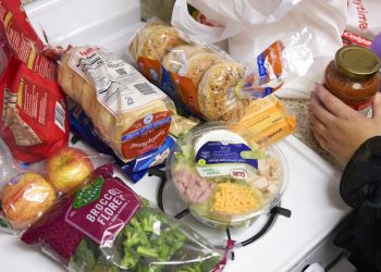 Jaqueline Benitez puts away groceries at her home in Bellflower, Calif., on Monday, Feb. 13, 2023. Benitez, 21, who works as a preschool teacher, depends on California's SNAP benefits to help pay for food.

Allison Dinner / AP Photo