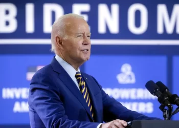 President Joe Biden speaks during a stop at a solar manufacturing company that's part of his 'Bidenomics' rollout on Thursday, July 6, 2023, in West Columbia, S.C.

Meg Kinnard | AP Photo