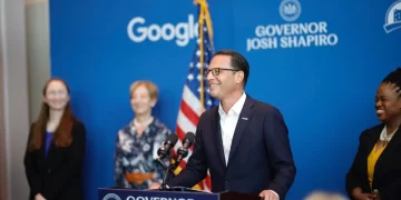 Governor Shapiro, at an August 2023 event, announces new partnership with Google, PASSHE to train and expand commonwealth's workforce for high-growth jobs.

Commonwealth Media Services