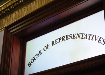 A sign that reads House of Representatives inside the Pennsylvania Capitol in Harrisburg.

Amanda Berg / For Spotlight PA