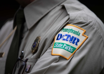 A Pennsylvania Department of Conservation and Natural Resources State Parks patch on a shirt

Commonwealth Media Services