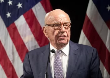 Rupert Murdoch introduces Secretary of State Mike Pompeo during the Herman Kahn Award Gala, in New York, Oct. 30, 2018. The media magnate is stepping down as chairman of News Corp. and Fox Corp., the companies that he built into forces over the last 50 years. He will become chairman emeritus of both corporations, the company announced on Thursday. His son, Lachlan, will control both companies. (AP Photo/Mary Altaffer, File)

Mary Altaffer