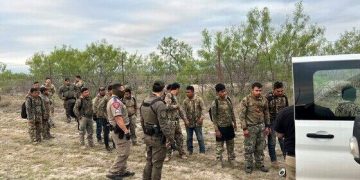 Single, military aged men from Mexico wearing camouflage who illegally entered Texas were apprehended by OLS officers in Kinney County, Texas.

Texas Department of Public Safety