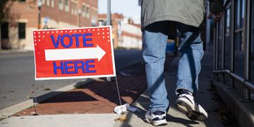 Pennsylvania voters take to the polls in Harrisburg on Election Day, Nov. 8, 2022.

Amanda Berg / For Spotlight PA