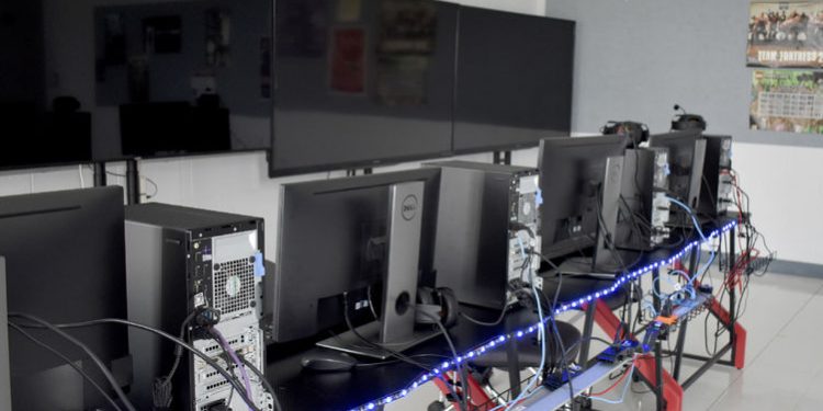 Some of the equipment in the esports room at Penn State DuBois that will be utilized during the upcoming Video Game Day on campus.

Credit: Penn State