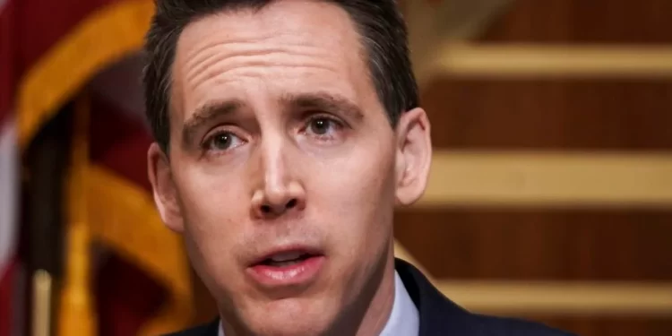 U.S. Sen. Josh Hawley, R-Mo.

Greg Nash/Pool via AP