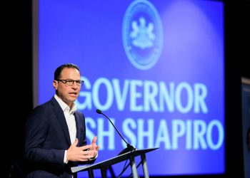 Democratic Gov. Josh Shapiro speaks at the first summit to educate Pennsylvania small businesses on contracting with the commonwealth.

Commonwealth Media Services