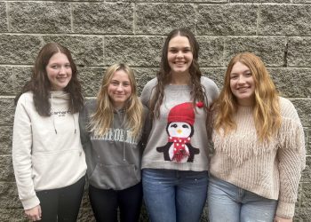 From left, Penn State DuBois students Abigail Morgo, Madee Finalle, Rachel Allegretto and Ella Wilson will represent the campus at THON 2024.

Credit: Penn State
